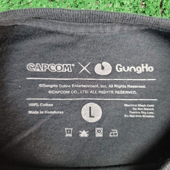 Capcom Pax Exclusive Sz Large T Shirt Gung Ho Teppen Ryu Mega Man Video Game - Picture 4 of 7